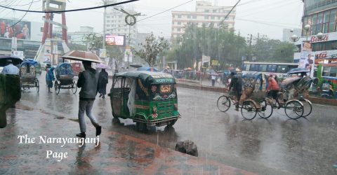 Rainy Day in Narayanganj City