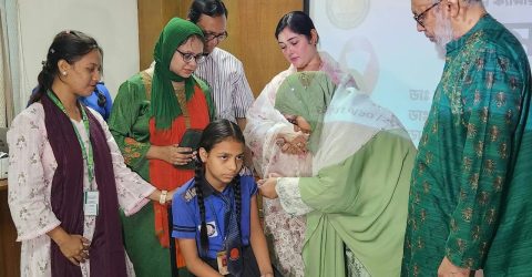 Cervical and breast cancer vaccinations for teenage girls in Vidya Niketan School